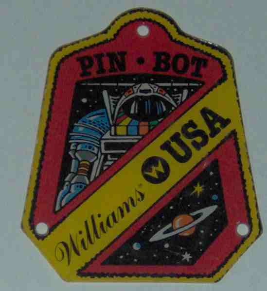 (image for) Williams Pin Bot Plastic Key Tag/Fob